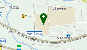 修立小学校(洪水:2階以上)の地図画像