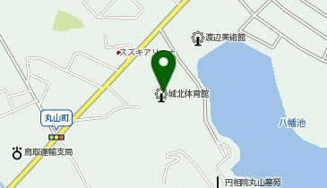 城北体育館の地図画像