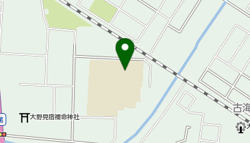 高草中学校(洪水:2階以上)の地図画像
