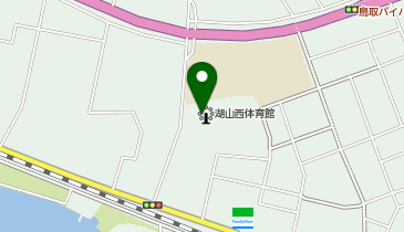 湖山西体育館の地図画像