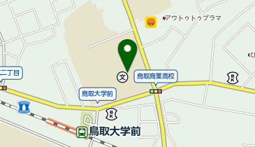 鳥取商業高等学校の地図画像