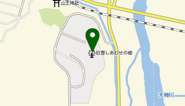 倉吉市立伯耆しあわせの郷の地図画像
