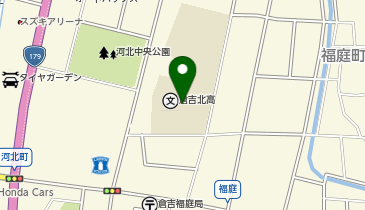 松柏学院倉吉北高等学校(第一・第二屋内運動場)の地図画像