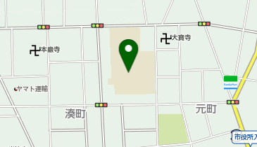 境小学校 校庭の地図画像