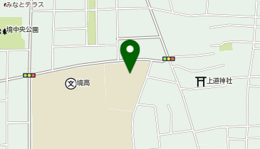 上道小学校 教室等の地図画像