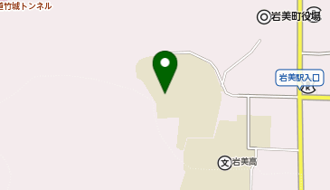 岩美中学校体育館の地図画像