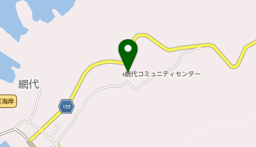 網代コミュニティセンターの地図画像