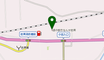 道の駅きなんせ岩美の地図画像