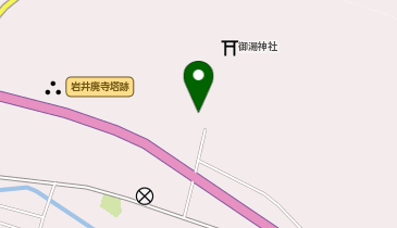 岩井地区社会体育施設運動場の地図画像