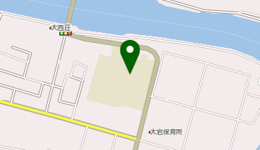 岩美西小学校校庭の地図画像