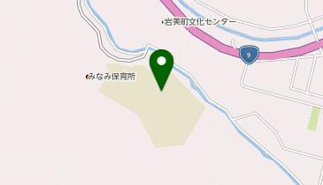 岩美南小学校校庭の地図画像