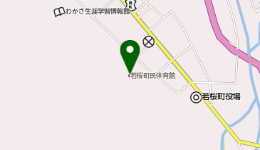 第1町民体育館の地図画像