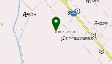わかさこども園の地図画像