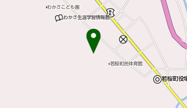 若桜町ふれあい広場の地図画像