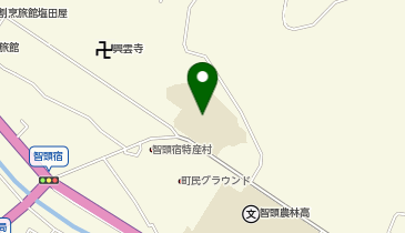 智頭小学校(グラウンド)の地図画像