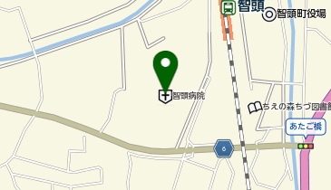 智頭町保健・医療・福祉 総合センターほのぼのの地図画像