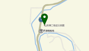 山形二地区公民館の地図画像