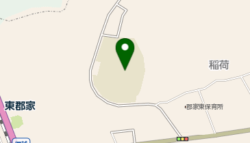 郡家東小学校体育館の地図画像