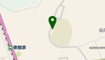 郡家東地区公民館の地図画像