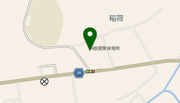 郡家東保育所の地図画像