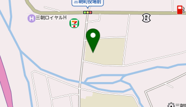 三朝小学校体育館の地図画像