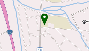 三朝中学校体育館の地図画像