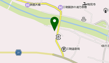 三朝温泉観光商工センターの地図画像