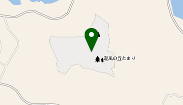 とまりグランドゴルフのふる里公園クラブハウスの地図画像
