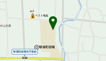 東伯中学校(体育館)の地図画像