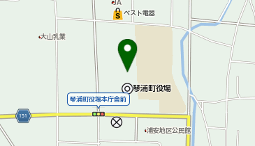 琴浦町保健センターの地図画像