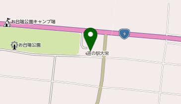 道の駅大栄の地図画像