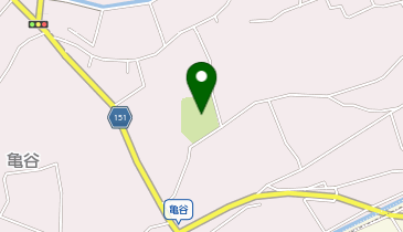 亀谷農村公園の地図画像
