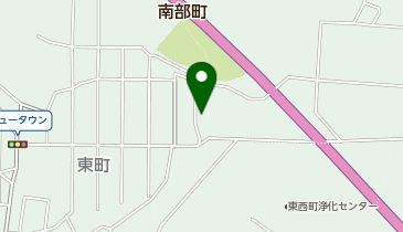 東西町コミュニティセンターの地図画像