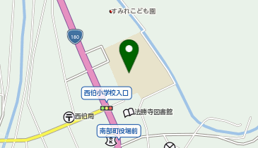 西伯小学校の地図画像