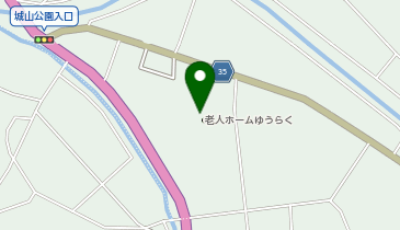 特別養護老人ホーム「ゆうらく」の地図画像