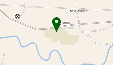 伯耆町立八郷小学校の地図画像