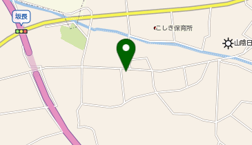 坂長公民館の地図画像