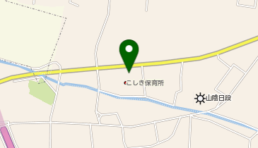 伯耆町立こしき保育所の地図画像