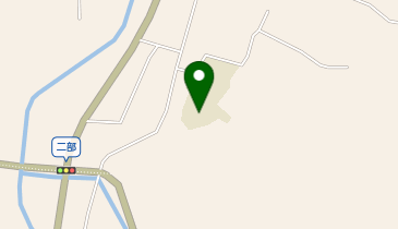 二部体育館の地図画像