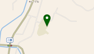 伯耆町立二部小学校の地図画像