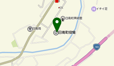 日南町役場の地図画像