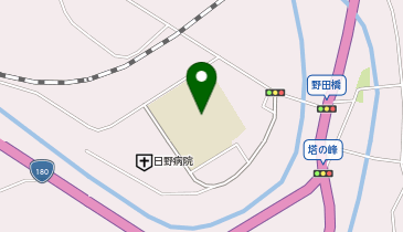 日野学園体育館の地図画像