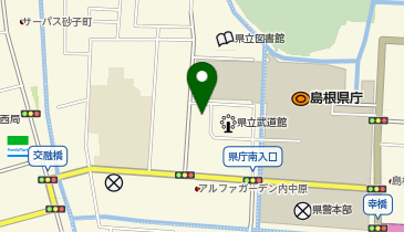 島根県職員会館の地図画像