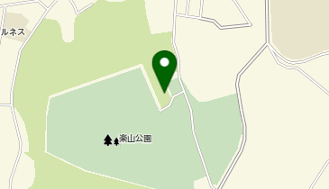 楽山公園の地図画像