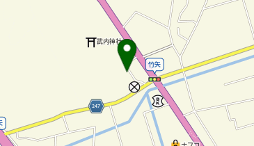竹矢公民館の地図画像