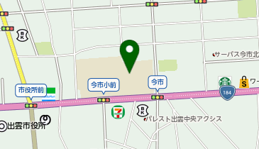 今市小学校の地図画像