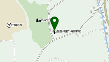 出雲弥生の森博物館の地図画像