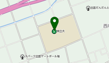 県立大学出雲キャンパスの地図画像
