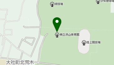 浜山公園施設(カミアリーナ)の地図画像