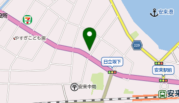 安来港公園の地図画像